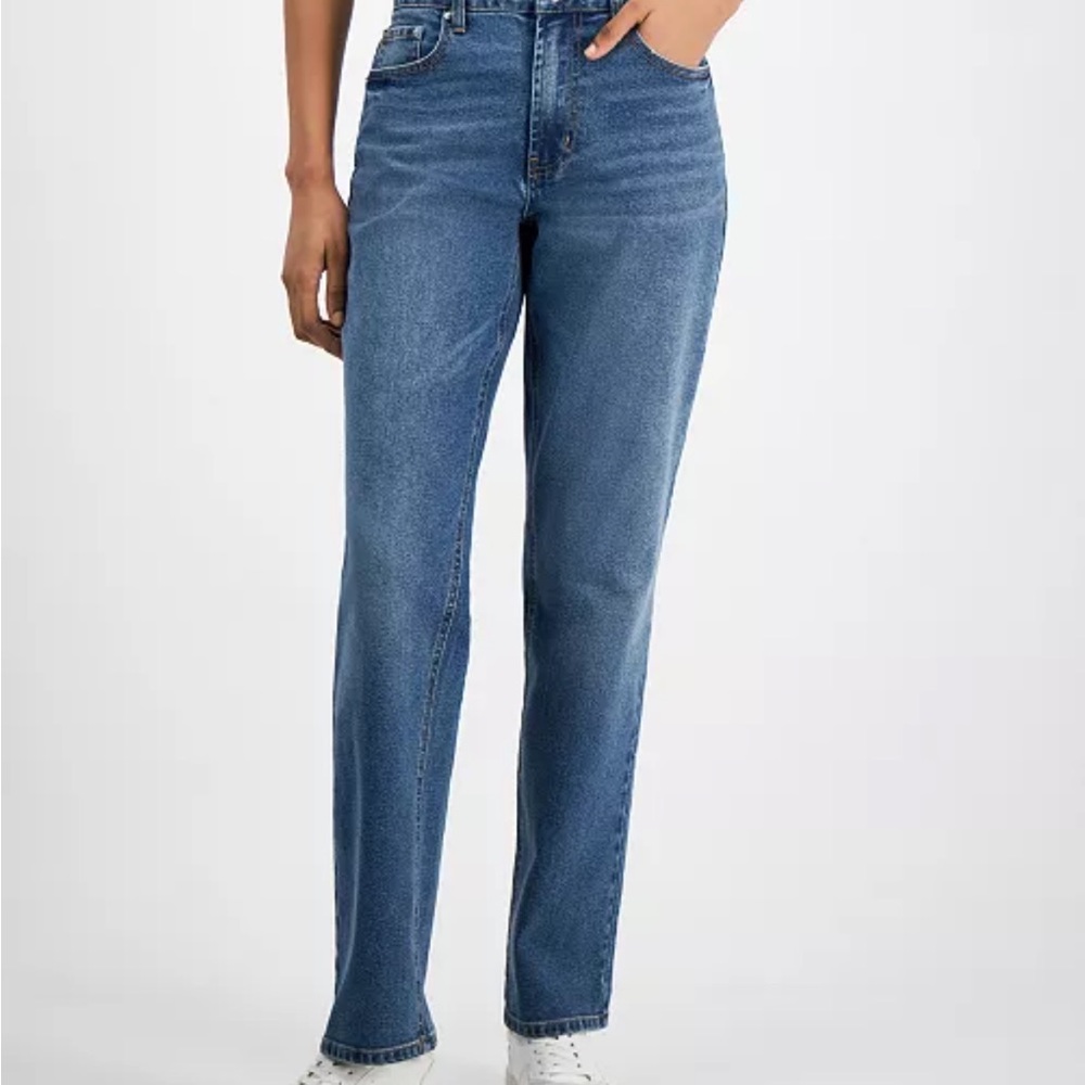 Tinseltown High Rise Straight Leg Jeans